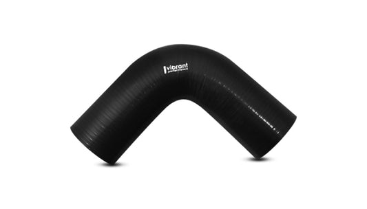 Vibrant 4 Ply Reinforced Silicone Elbow Connector - 4.5in I.D. - 90 deg. Elbow