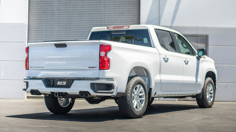 Borla 140997CFBA Cat-Back Exhaust System ATAK with Carbon Fiber Tips for 2024-2026 Chevrolet Silverado 1500 / GMC Sierra 1500 (6.2L V8)