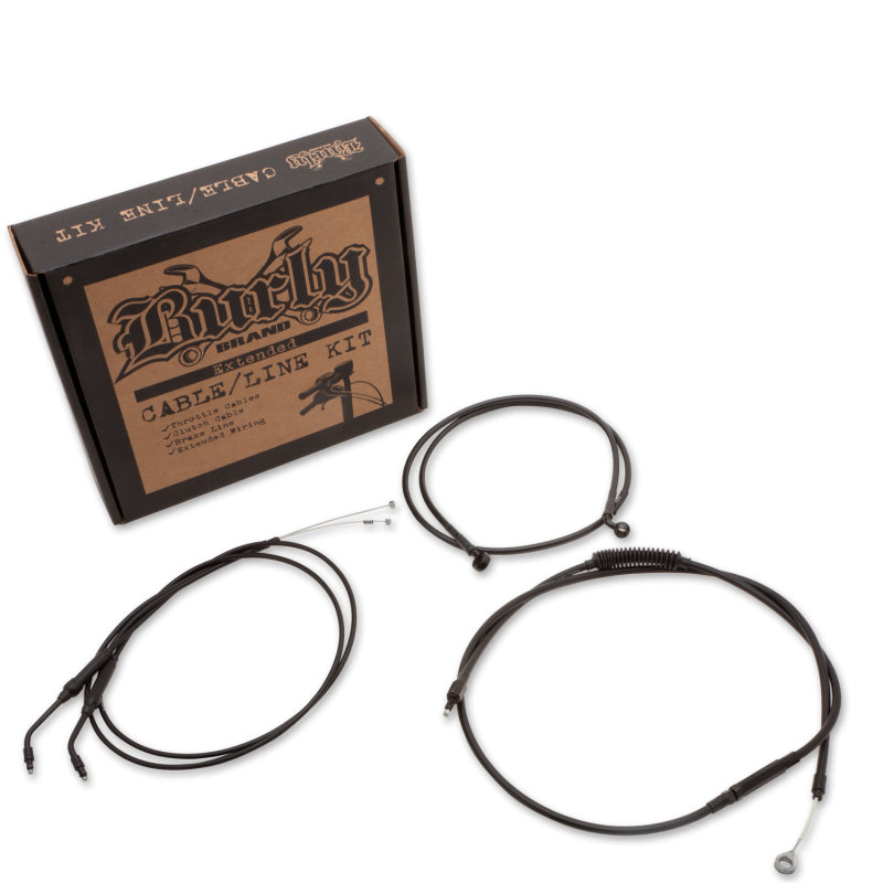 Burly Brand B30-1130 Control Kit 8 in Black for 1997-2003 Harley-Davidson Sportster