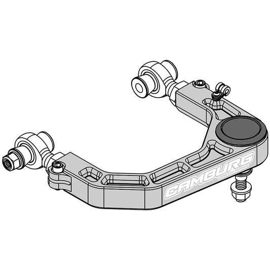 Camburg Engineering CAM-310184-GRY KINETIK Uniball UCA Gray for 2003-2023 Toyota Tacoma / 4Runner / FJ Cruiser