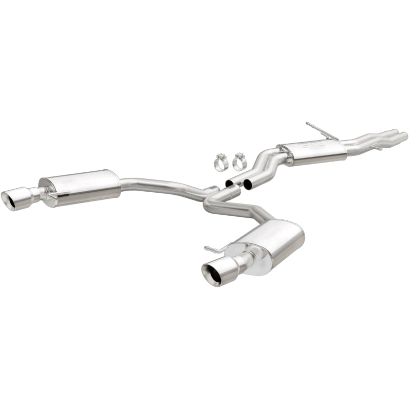 MagnaFlow 19159 Sys C/B 12-15 Audi A6 / A7 3.0L V6 SS 2.5in Dual Split Rear Ext 4in Tips - #19159