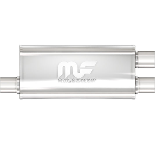 MagnaFlow 12265 Muffler Mag SS 18X5X8 2.5X2.5/2.5 O - #12265