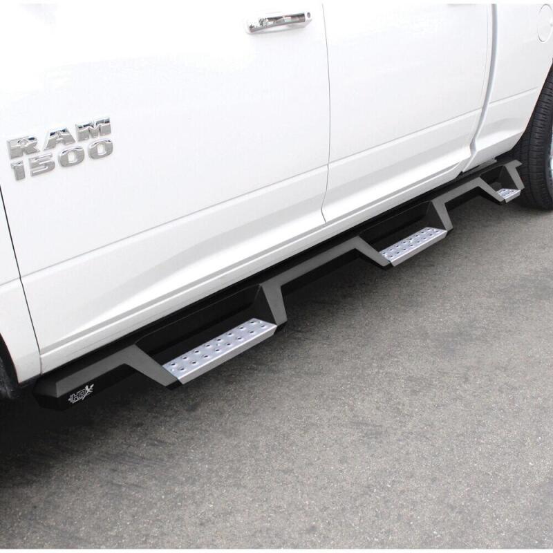 Westin 56-5343252 HDX Stainless Drop Wheel to Wheel Nerf Bars for 2009-2024 Dodge/Ram Textured Black