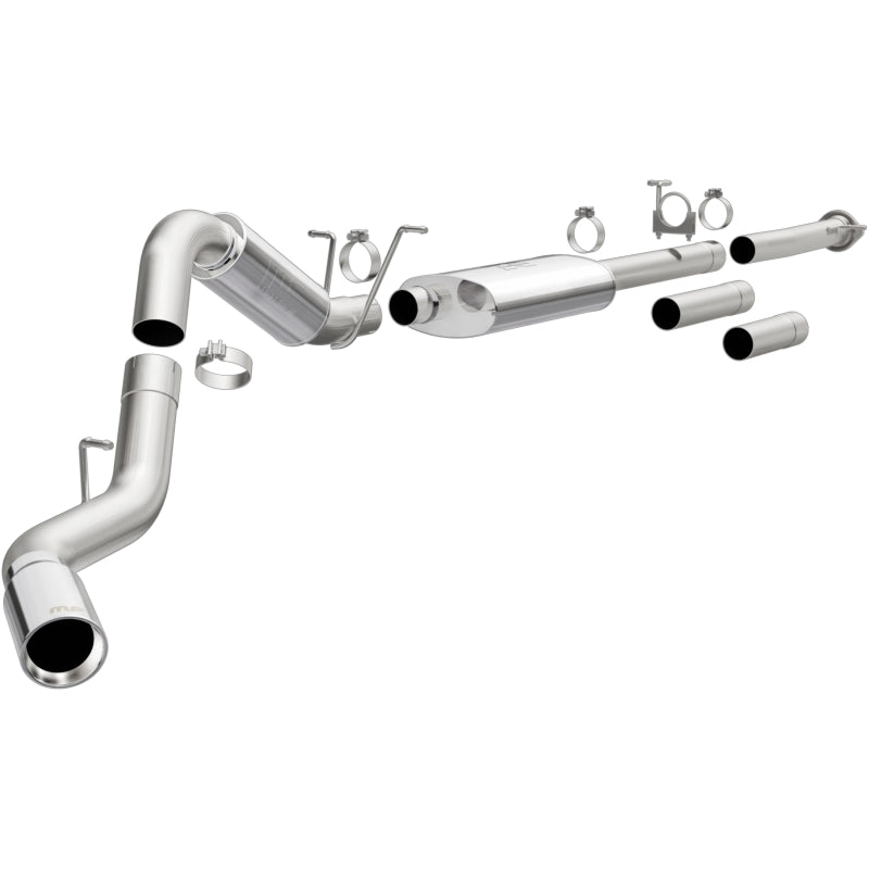MagnaFlow 19026 Stainless Cat-Back Exhaust 2015 Chevy Silverado 2500HD 6.0L P/S Rear Exit 5in - #19026