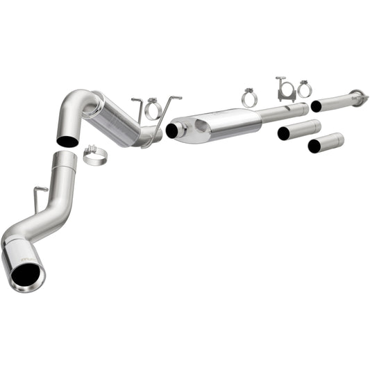 MagnaFlow 19026 Stainless Cat-Back Exhaust 2015 Chevy Silverado 2500HD 6.0L P/S Rear Exit 5in - #19026
