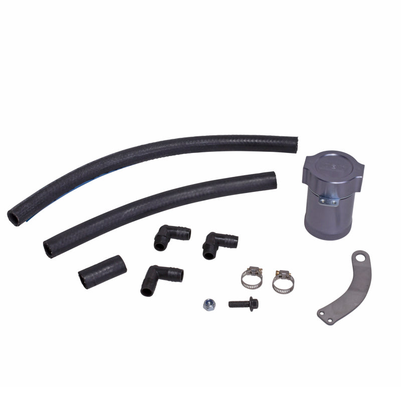 BBK Performance 1931 Oil Separator Kit Billet Aluminum, Passenger Side for 2015-2017 Ford Mustang V6 (3.7L)