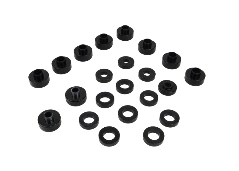 Whiteline W93540 Body Mount Bushing Set for 1976-1979 Jeep CJ5, 1976-1979 Jeep CJ7