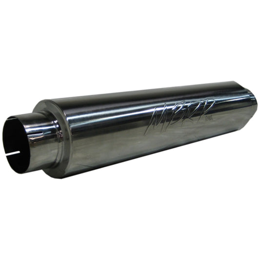 MBRP M91031 Universal Muffler - 4" inlet/outlet, 24" body, 30" overall | T409 Stainless