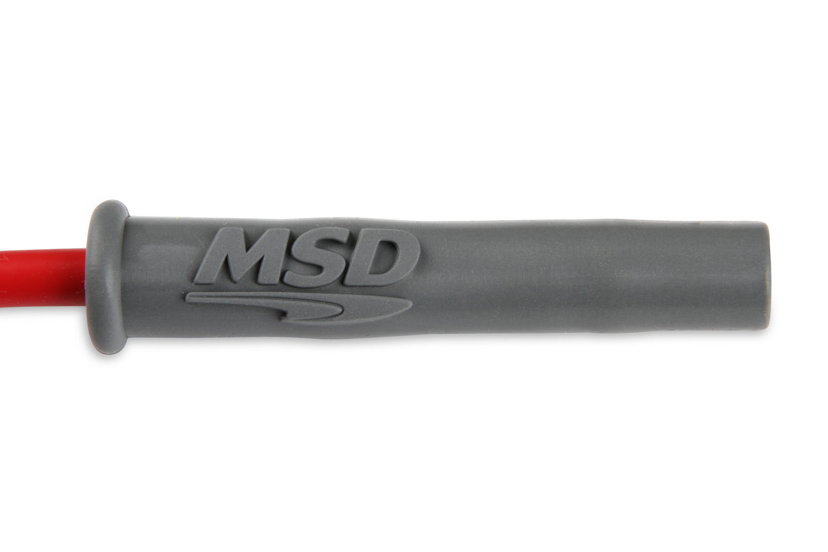 MSD 32829 Super Conductor Spark Plug Wire Set - 99-13 GM Truck & SUV - Red