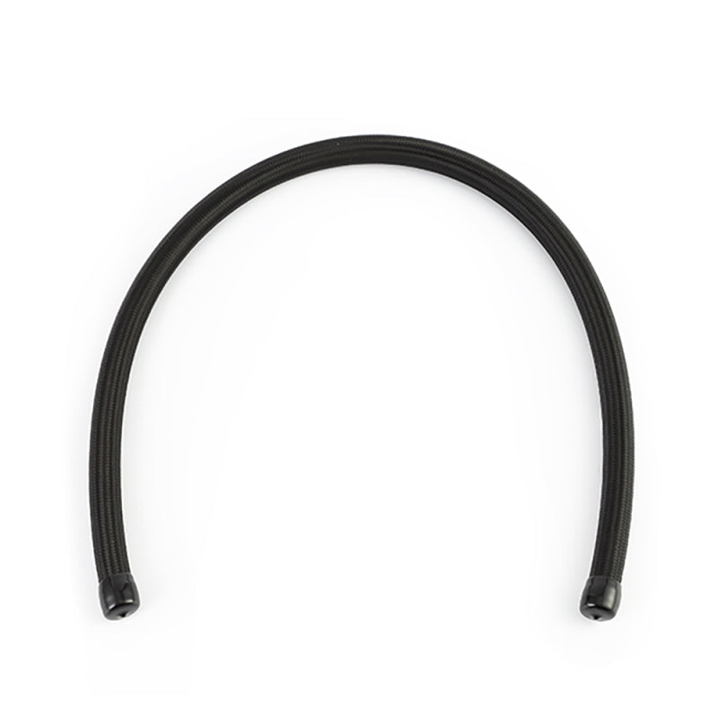 Mishimoto 3Ft Stainless Steel Braided Hose w/ -6AN Fittings - Black - #MMSBH-0636-CB