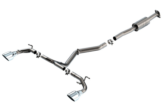 Borla 140910 22-23 Subaru BRZ/Toyota GR86 2.4L RWD AT/MT ATAK Catback Exhaust - Polished Tips - #140910