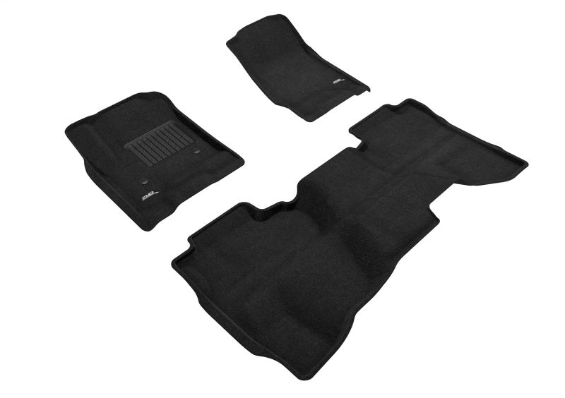 3D MAXpider Elegant Front & Rear Floor Mats for 2014-2018 GMC Sierra 1500
