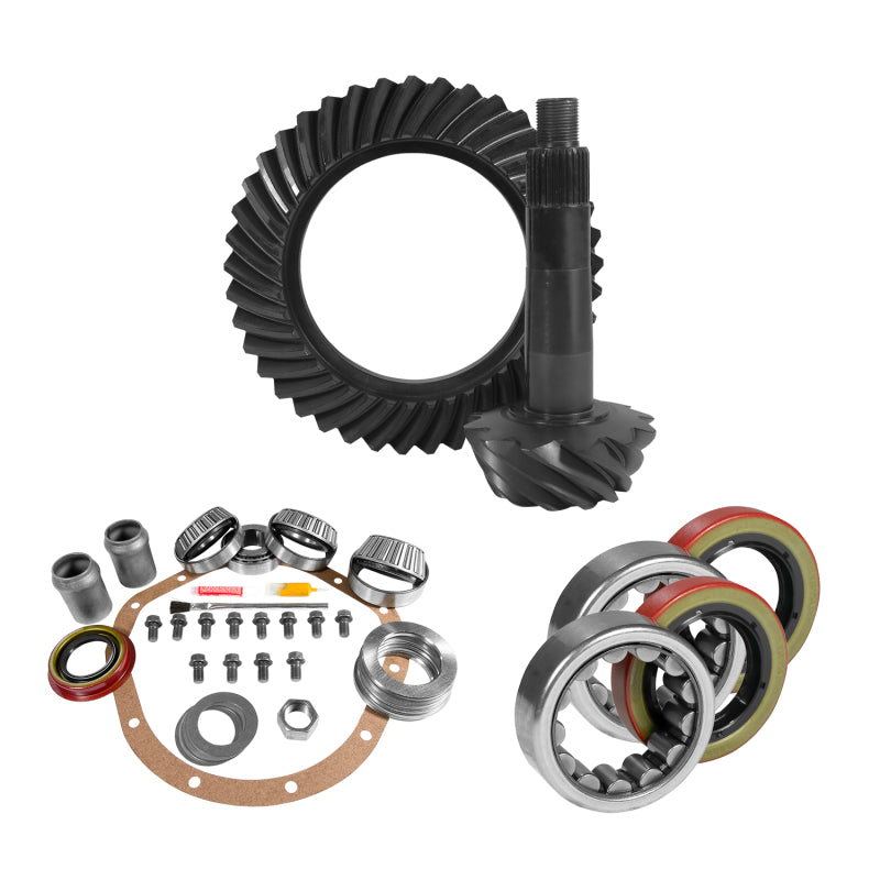 Yukon Gear & Axle YGK2228 8.875in for GM 12T Thick 3.73 Rear Ring & Pinion Install Kit Axle Bearings and Seals