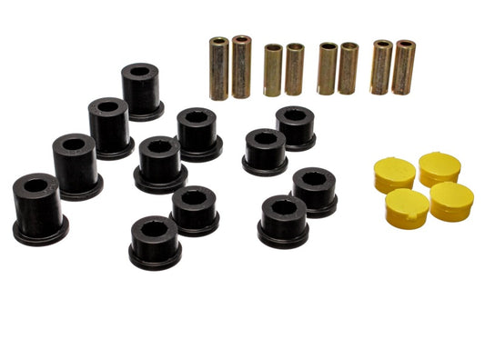 Energy Suspension for 1990-1997 Miata Black Front Control Arm Bushing Set 11.3105G