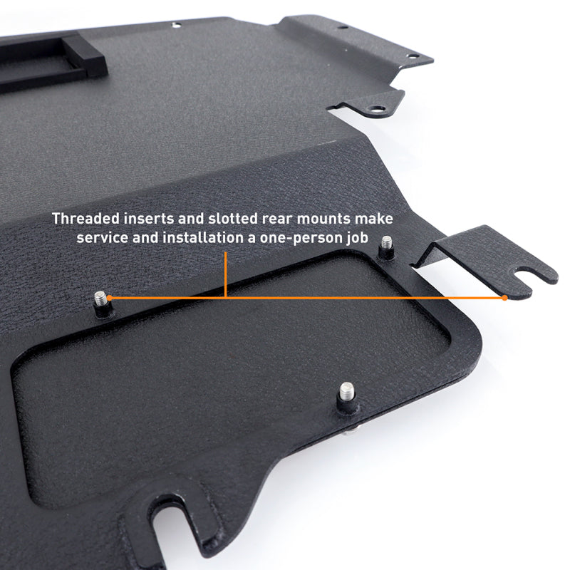 Mishimoto 2023+ Nissan Z Skid Plate Engine - Wrinkle Black - #MMSD-Z-23WBK