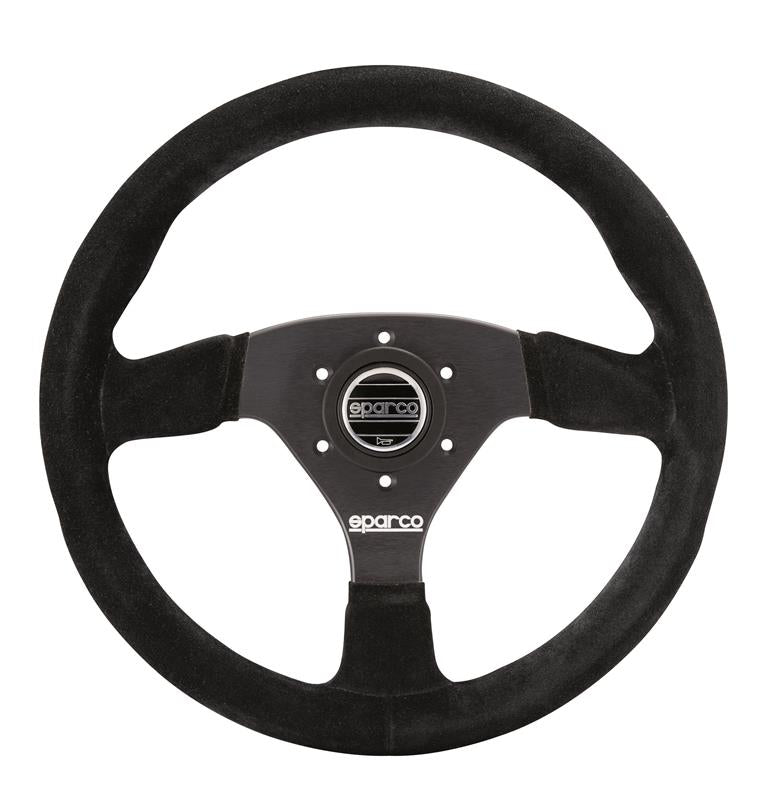 Sparco Steering Wheel 383 Suede Black w/ Logo