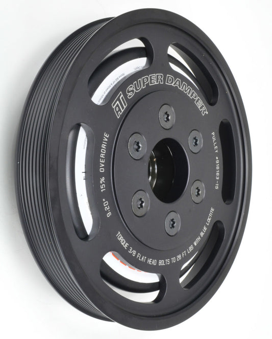 ATI Performance Products 917315 Super Damper Harmonic Balancer 7.48 in Aluminum 6 Groove 6 Bolt for 2014-2019 Chevrolet Corvette (LT1 / LT4 Dry Sump)