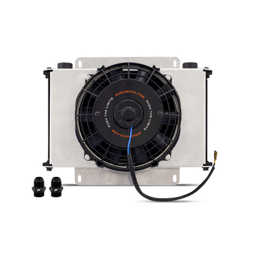 Mishimoto Universal Oil Cooler Kit 25-Row Cooler and 1x 8in Fan - #MMOC-25-K
