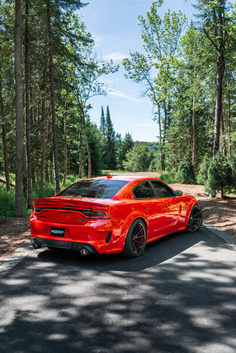 MBRP Charger/3in Race Profile Cat-Back with Dual Carbon Fiber Tips Exhaust