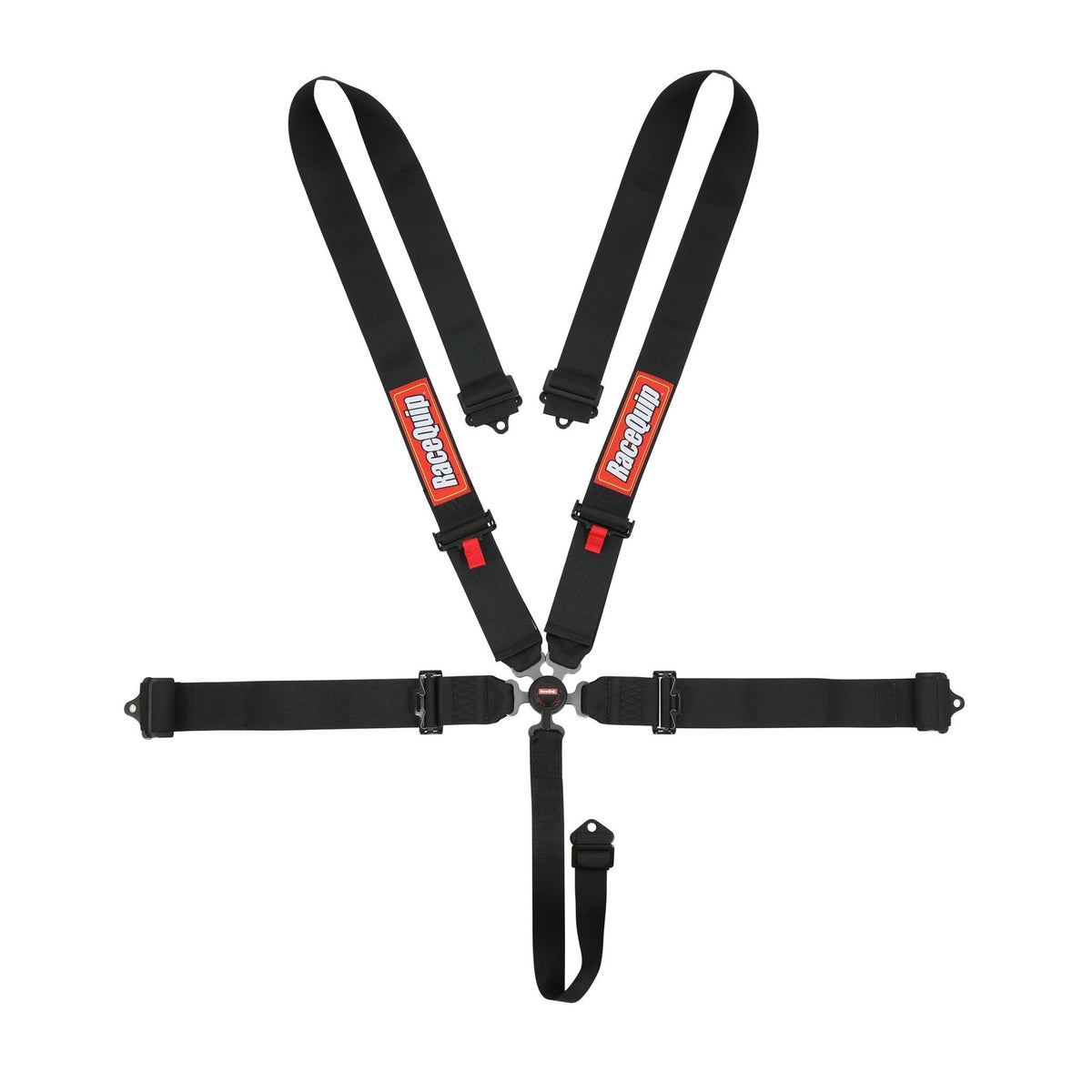 RaceQuip 741001 Black SFI Camlock 5-Point Pull-Down Lap Seat Belt
