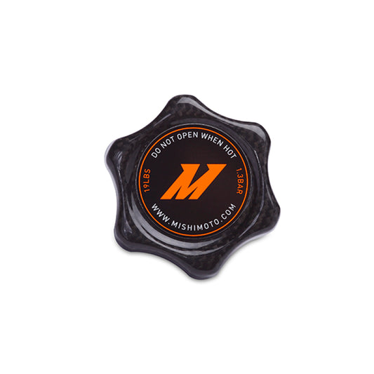 Mishimoto 1.3 Bar Rated Carbon Fiber Radiator Cap Small Import - #MMRC-13-SMCF