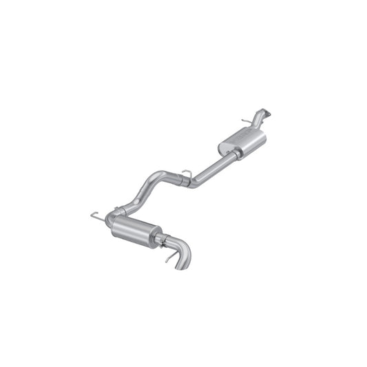 MBRP S5245AL 2021-2023 Ford Bronco 2.3L/2.7L Aluminized Steel 3in Cat-Back, Single High Clearance Rear Exit - #S5245AL
