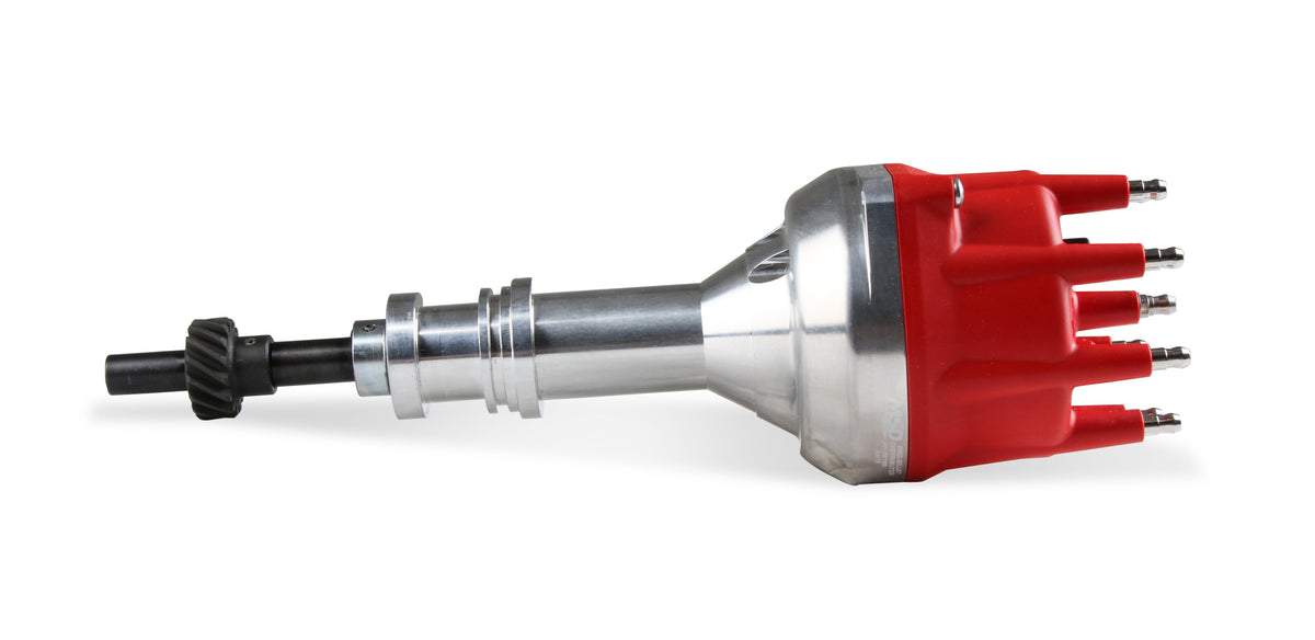 MSD 85786 Distributor, for Ford 351W, Billet, Small Cap, Steel Gear