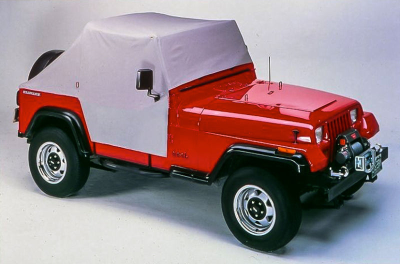 Bestop 76-86 Jeep Cj7 / 87-91 Wrangler YJ All Weather Trail Cover (Charcoal / Gray)