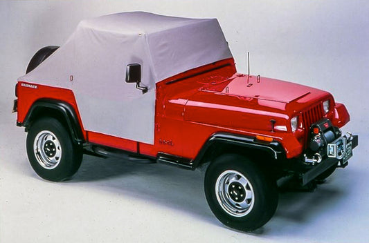 Bestop 76-86 Jeep Cj7 / 87-91 Wrangler YJ All Weather Trail Cover (Charcoal / Gray)