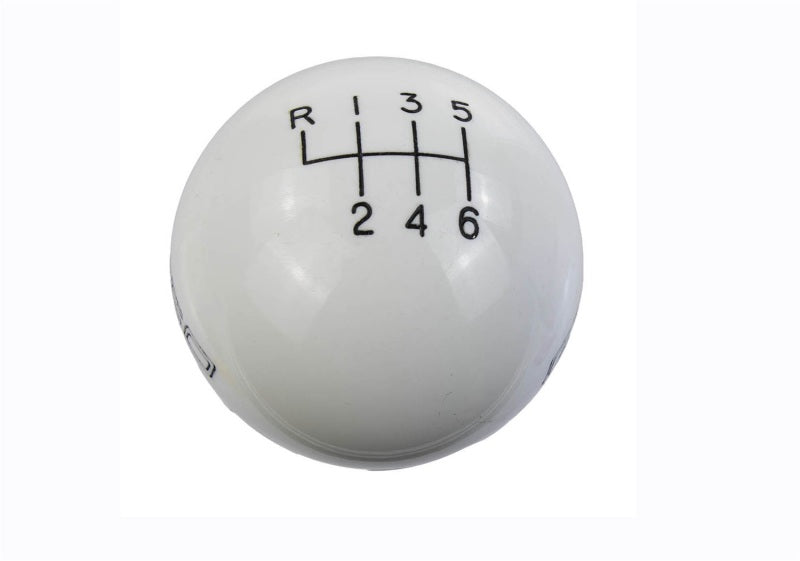 Ford Racing for 2015-2019 Mustang GT350 White 6-Speed Shift Knob