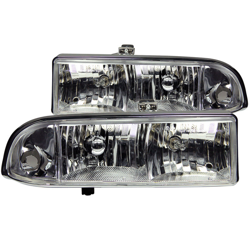 ANZO 1998-2004 Chevrolet Blazer Crystal Headlights