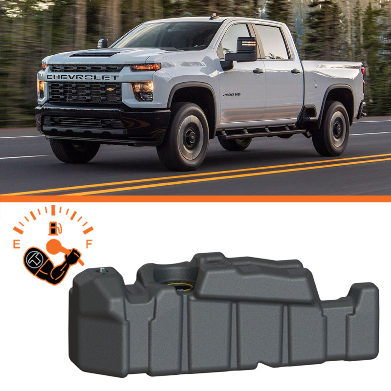Titan Fuel Tanks 20-26 GM 2500/3500 Duramax Crew Cab Short Bed 56 Gallon XXL Mid-Ship Fuel Tank 7010220