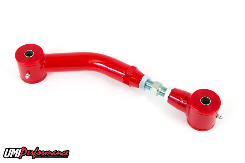 UMI Performance 3652-R Adjustable Upper Control/Trailing Arm (Banana Arm) Red