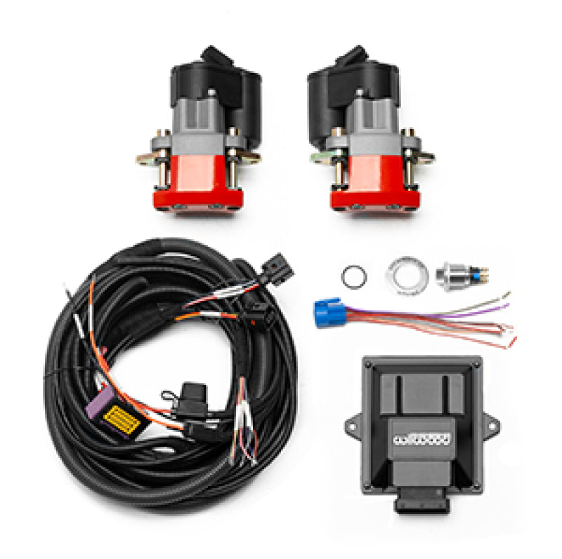 Wilwood Electronic Parking Brake Rear Retrofit Kit - 0.810in Rotor w/ Red Caliper - #140-15978-RD