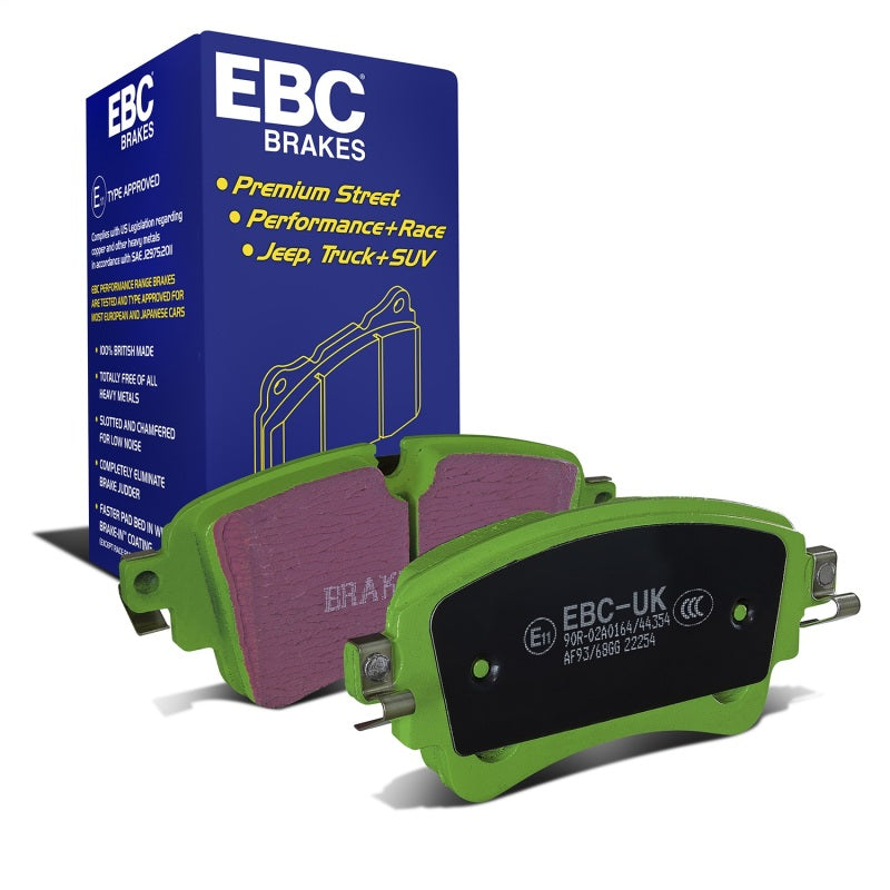 EBC 2018+ Audi A4 Allroad Quattro 2.0L Turbo Greenstuff Rear Brake Pads DP22254