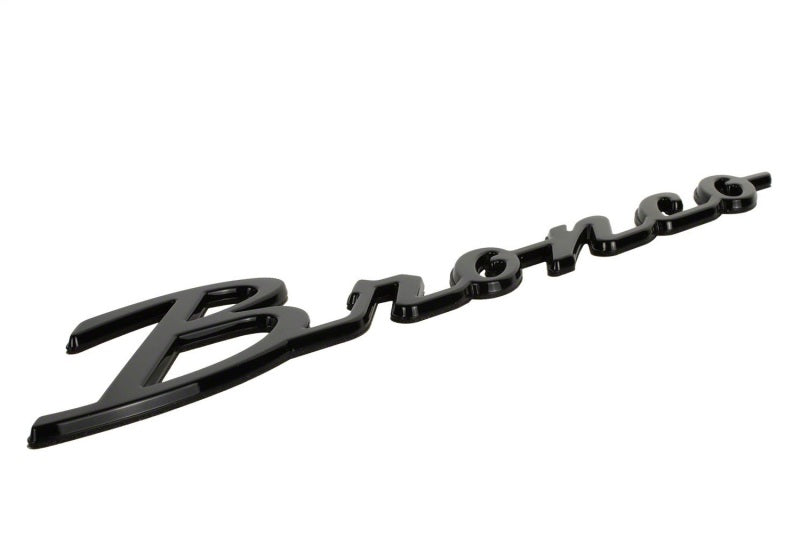 Ford Racing for 2021-2024 Bronco Classic Script Fender Badge Kit - Gloss Black