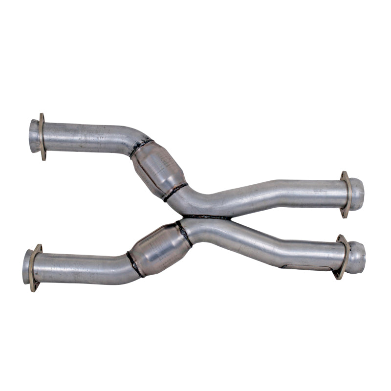 BBK Performance 1786 Short Mid X-Pipe with Catalytic Converters (3 in) for Fox SN95 Ford Mustang Coyote Swap