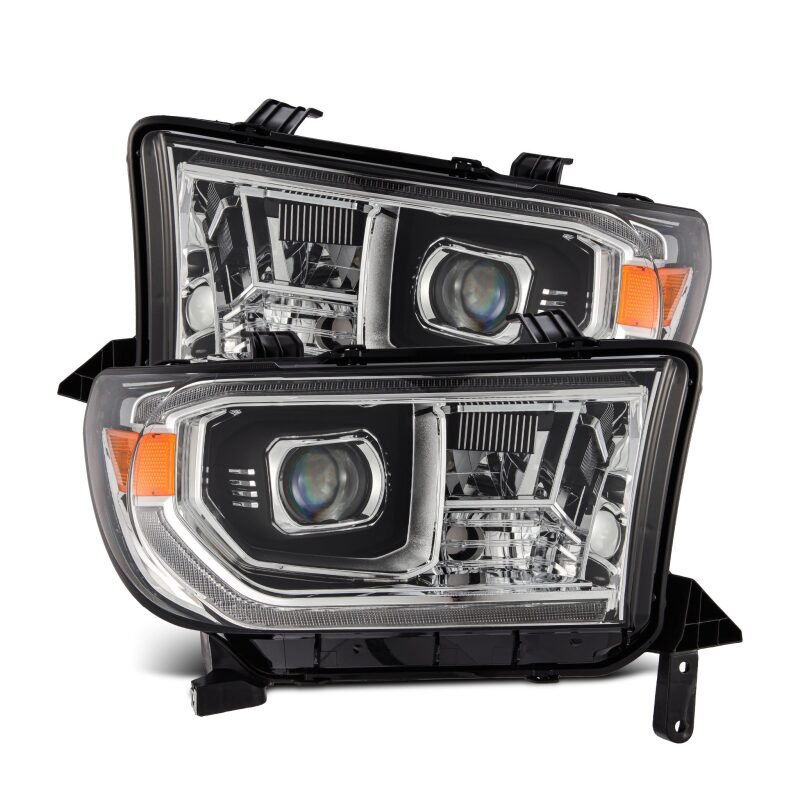 AlphaRex 880824 07-13 Toyota Tundra / 08-17 Sequoia LUXX LED Projector Headlights Chrome w/Activation Light / Sequential Signal + DRL