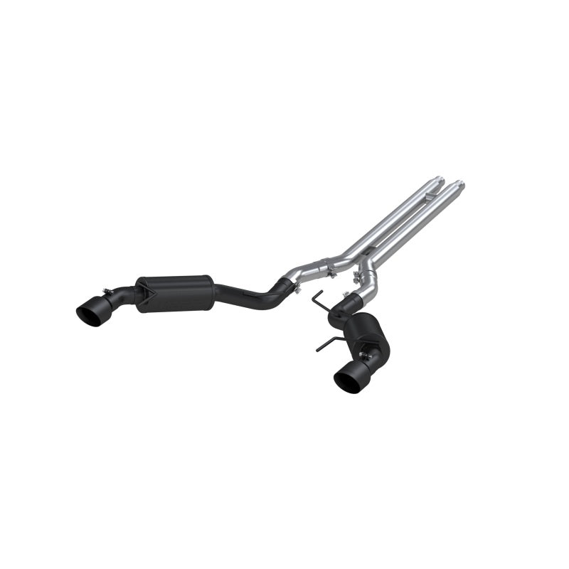 MBRP S7277BLK Cat-Back Exhaust System - 2015-2017 Ford Mustang GT 5.0L (Street) | Black Coated