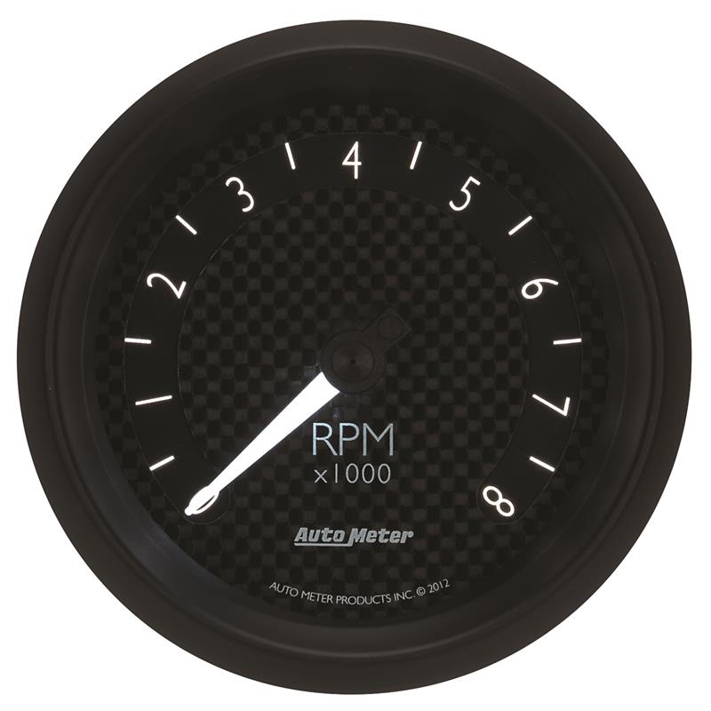 AutoMeter 8097 GT Series 3-3/8in In Dash 8K RPM Tachometer