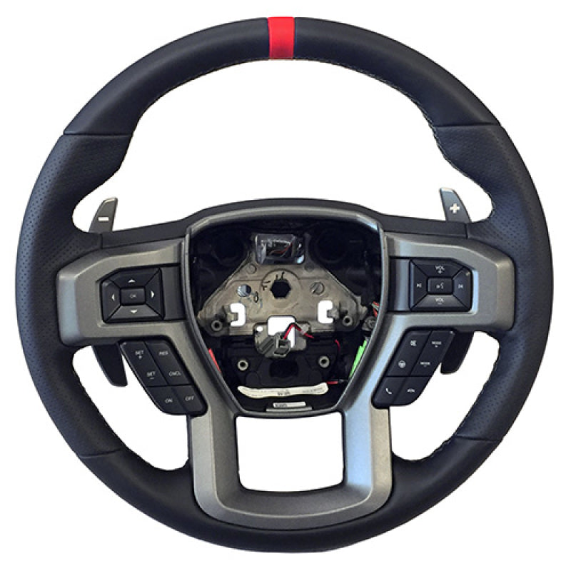 Ford Racing for 2015-2018 F-150 Raptor Performance Steering Wheel Kit - Red Sightline