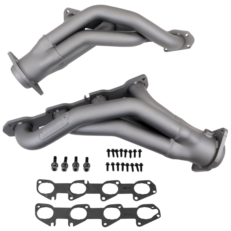 BBK Performance 4019 Shorty Headers 1-7/8 Titanium Ceramic for 2011-2023 Chrysler 300, Dodge Charger / Challenger (6.4L Hemi / 6.2L Supercharged Hemi)