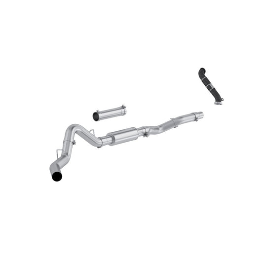 MBRP Silverado / GMC Sierra 2500/3500HD 4in OD CatBack w/ Downpipe - AL
