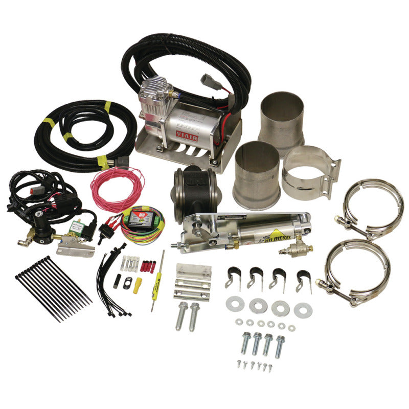 BD Diesel Exhaust Brake - Universal 4.0in c/w Air Compressor 1028140