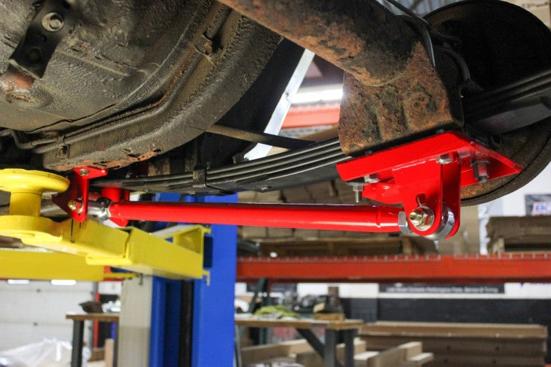 UMI Performance 262824-R Leaf Spring Traction Bars with Mounts Red