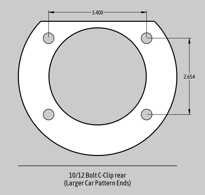 Baer Brakes 65-70 Chevrolet Biscayne 14in Extreme+ Rear SDZ Brake Kit - Silver