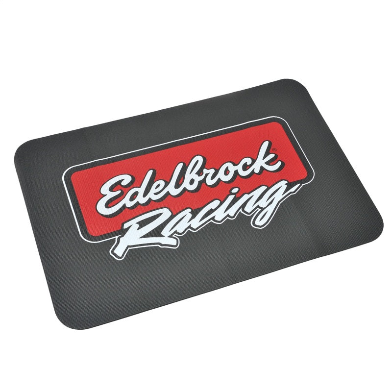 Edelbrock 2324 Fender Cover PVC Foam Non-Slip 34 x 22 in with Logo