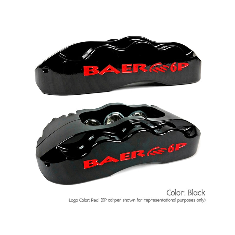 Baer Brakes 62-69 Ford Fairlane STD Studs 13in SS4 Front SDZ Brake Kit - Black