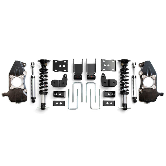 QA1 21-25 Ford F150 2WD Single Adjustable Lowering Kit w/ Spindles - 3.5-5.5in