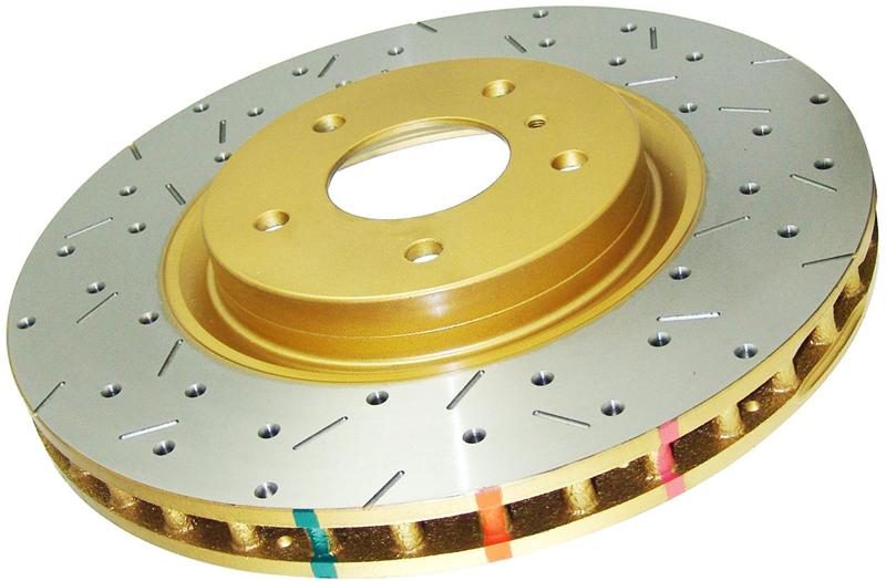 DBA 06-10 Jeep Grand Cherokee SRT-8 360mm Dia Front Drilled & Slotted T3 4000 Series Rotor